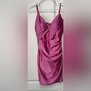 Honey and Rosie Fuchsia Glitter Dress